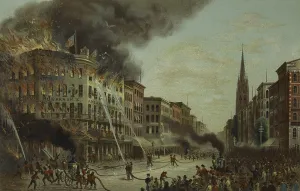 Street Prints: Burning of BARNUM'S AMERICAN MUSEUM