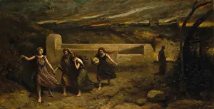 Angels Prints: THE BURNING OF SODOM, by Camille Corot