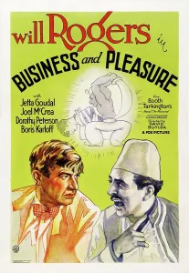 Images Dated 9th December 2008: BUSINESS AND PLEASURE, left: Will Rogers