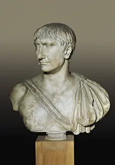 Trajan Prints: Bust of the Emperor Trajan. 2nd c