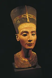 Womensafrica Prints: Bust of Nefertiti. s.XIV BC. 19th Dynasty