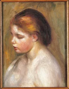 One Young Woman Only Prints: Bust of a Nude Young Girl, by Pierre-Auguste Renoir