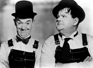 February Prints: BUSY BODIES, Stan Laurel, Oliver Hardy [Laurel and Hardy], 1933