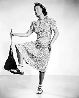 Housework Prints: TOO BUSY TO WORK, Joan Davis, 1939