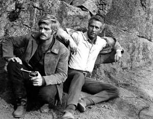BUTCH CASSIDY AND THE SUNDANCE KID, Robert Redford, Paul Newman, 1969. TM and Copyright (c) 20th Century Fox Film Corp. All rights reserved. Courtesy: Everett Collection
