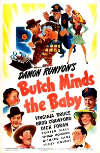 Knight Prints: BUTCH MINDS THE BABY, US poster