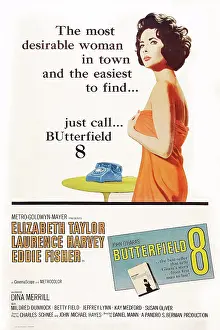 Images Dated 11th March 2015: BUTTERFIELD 8, US poster art, Elizabeth Taylor, 1960