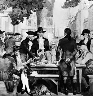 Business Prints: Buttonwood Agreement founded the New York Stock Exchange on May 17, 1792