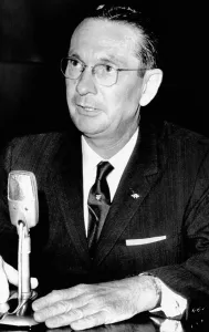 Civil Rights Prints: Byron de la Beckwith under questioning by the House on Un-American Activities