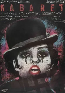 Jbp10ma14 Prints: CABARET, (aka KABARAET), Liza Minnelli on Polish poster art, 1972
