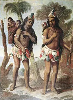 State Of Mexico Prints: CABRERA, Miguel 1695-1768. Barbarian Meco Indians