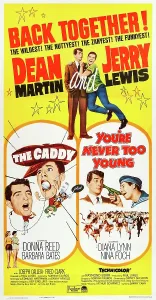Mouth Prints: THE CADDY, US poster art, from left: Dean Martin