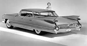 Automobile Prints: Cadillac Sedan De Ville, 1959. Courtesy: CSU Archives / Everett Collection