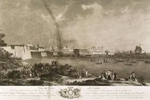 Port Prints: Cadiz. Harbour. Engraving. SPAIN