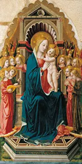 Triptych Prints: Cagli Polyptych, by Niccol di Liberatore (Niccol da Foligno) known as lAlunno