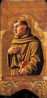 Triptych Prints: Cagli Polyptych, by Niccol di Liberatore (Niccol da Foligno) known as lAlunno