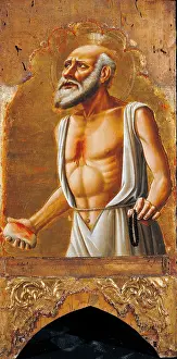 Triptych Prints: Cagli Polyptych, by Niccol di Liberatore (Niccol da Foligno) known as lAlunno