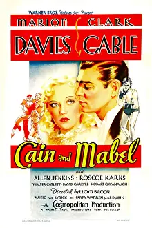 Marion Prints: CAIN AND MABEL, from left: Marion Davies, Clark Gable, 1936