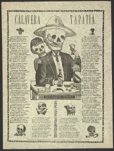 Mexico City Prints: Calavera Tapatia, translation: Skulls From the State of Jalisco