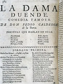 Pedro 1600 1681 Prints: CALDERON DE LA BARCA, Pedro (1600-1681)