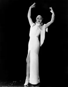 Fringed Dress Prints: IN CALIENTE, Dolores del Rio, in a gown by Orry-Kelly, 1935
