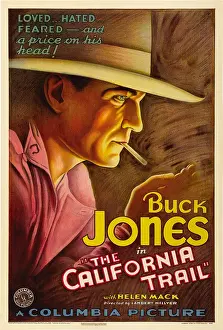 B Western Prints: THE CALIFORNIA TRAIL, Buck Jones, 1933