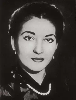 Callas Prints: CALLAS, Mara Kalogeropoulos (1923-1977). AISA/Everett Collection**US SALES ONLY**