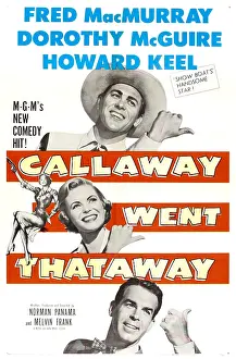 Keel Prints: CALLAWAY WENT THATAWAY, US poster