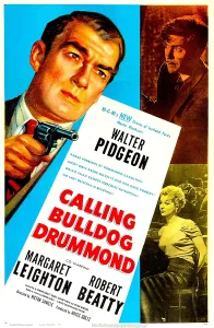 Leighton Prints: CALLING BULLDOG DRUMMOND, US poster