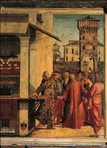 Finance Prints: The Calling of Matthew, by Vittore Carpaccio