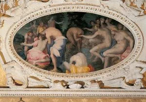 Nymph Prints: Callisto at Bath, by Unknown Artist