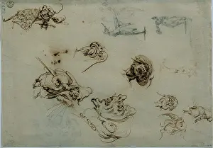 Faces Prints: Callot Jacques, Caricatures and Grotesque Figures