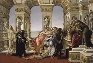 Hair Prints: Calumny (Calunnia), by Sandro Botticelli