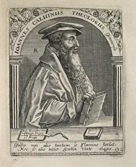 John 1509 1564 Prints: CALVIN, John (1509-1564). Etching. AISA/Everett Collection**US SALES ONLY**