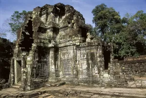 Temples Prints: CAMBODIA. Angkor. Hindu temple of Preah Khan (12th c)
