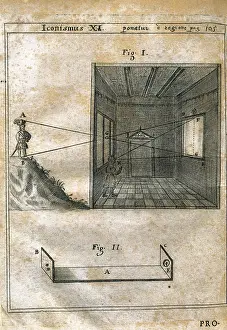 Sciences Prints: Camera oscura from Giovanni Battista della Porta's 'Magia naturalis' (1558)