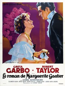 French Poster Prints: CAMILLE, Greta Garbo, Robert Taylor, 1936. French poster