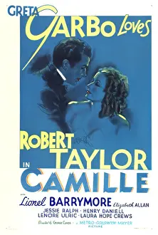 Images Dated 10th September 2009: CAMILLE, from left: Robert Taylor, Greta Garbo, 1936