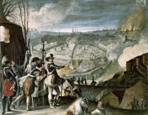 Blockade Prints: Camp of Henry IV in the Siege of a City