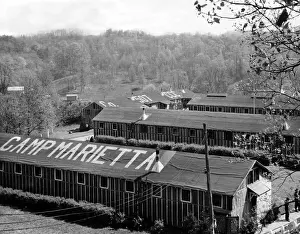 Barracks Prints: Camp Marietta, were the quarters of Ohio's conscientious objectors