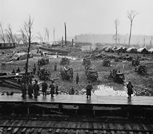 20 40 Years Old Prints: Camp of Tennessee Colored Battery in Johnsonville, Tennessee, 1864