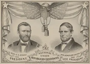 Eagle Prints: Campaign banner for the 1868 Republican presidential ticket