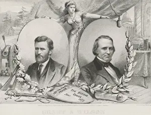 Shield Prints: Campaign banner for the 1872 Republican presidential ticket