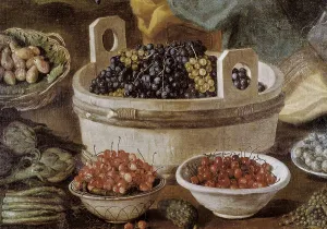 1580 Prints: CAMPI, Vincenzo (1536-1591). The Fruit Seller