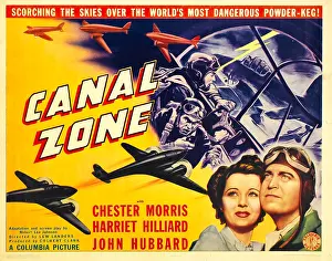 Harriet Prints: CANAL ZONE, from left: Harriet Hilliard, Chester Morris, 1942