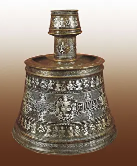Candelabra Prints: Candelabrum. 13th c. Made in silver and copper