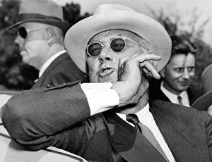 Hand Gestures Prints: Candid photo of President Franklin Roosevelt