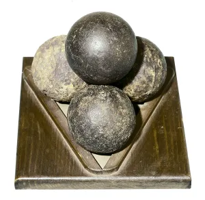 Shot Prints: Cannon balls of the French batteries
