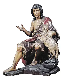 Saint 28 Prints: CANO, Alonso (1601-1667). Saint John the Baptist