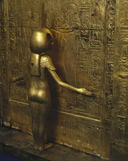 Wadi Biban El Muluk Prints: Canopic chest of Tutankhamun. 1333 BC
